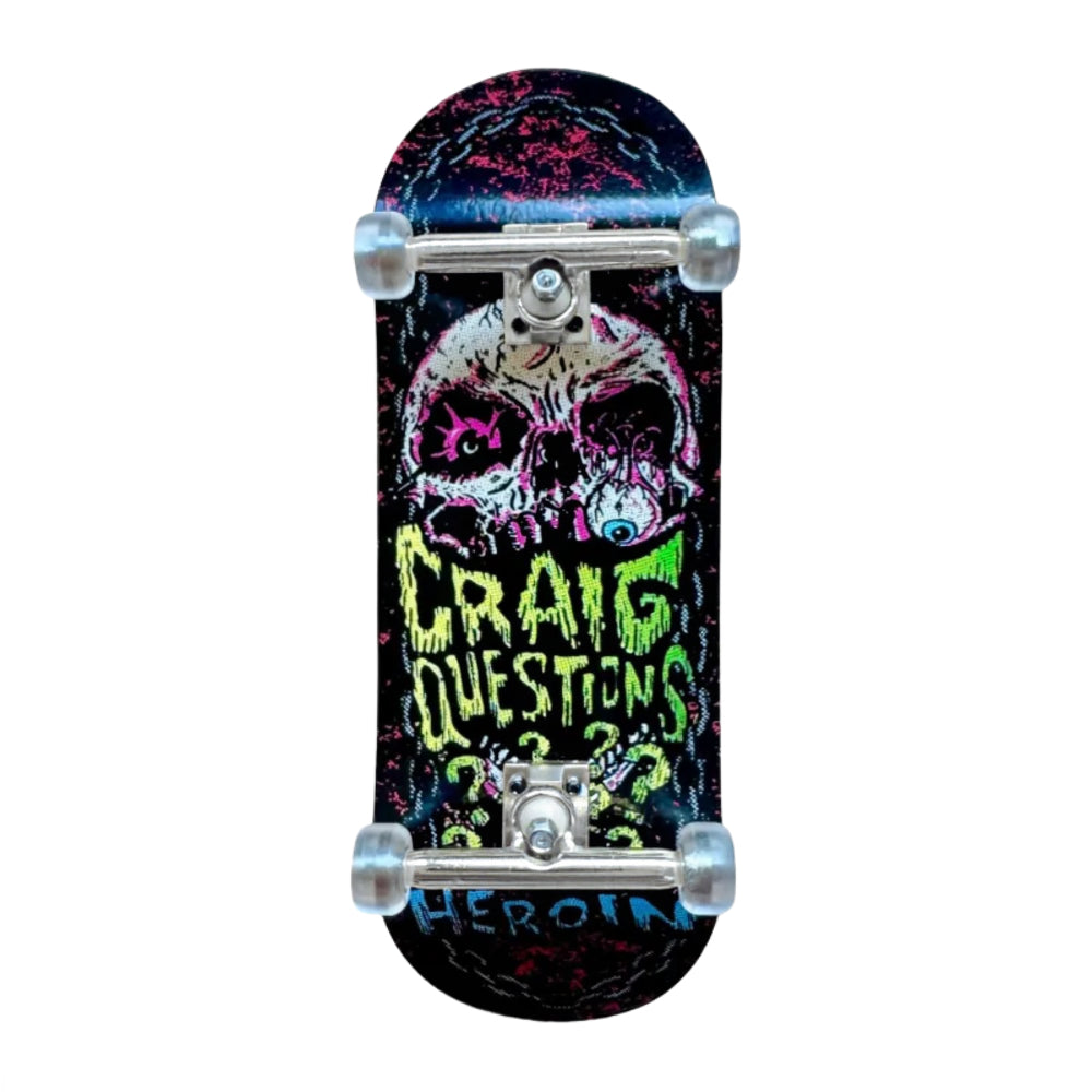 CustomFB x Heroin Craig Questions 36.5mm - Fingerboard Complete