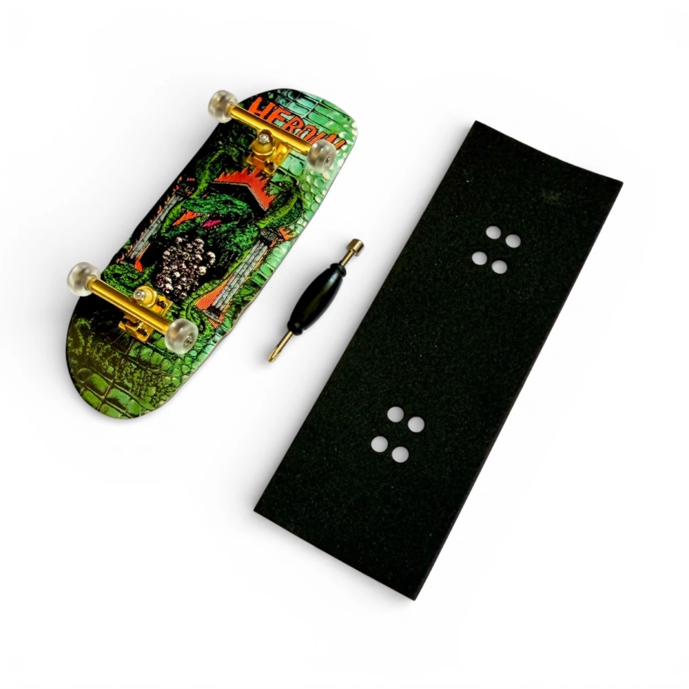 CustomFB x Heroin Swampy Knock Off 36.5mm - Fingerboard Complete