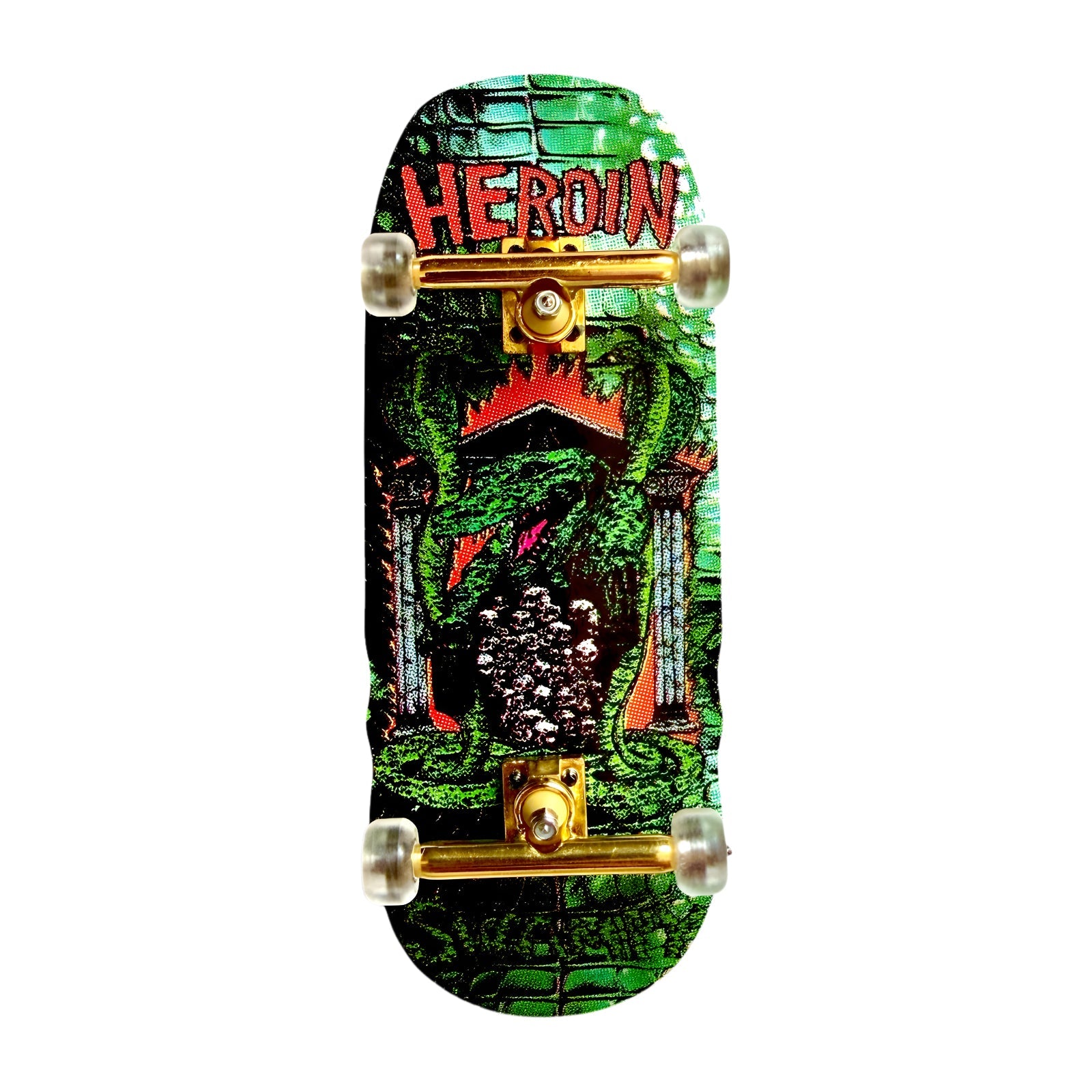 CustomFB x Heroin Swampy Knock Off 36.5mm - Fingerboard Complete