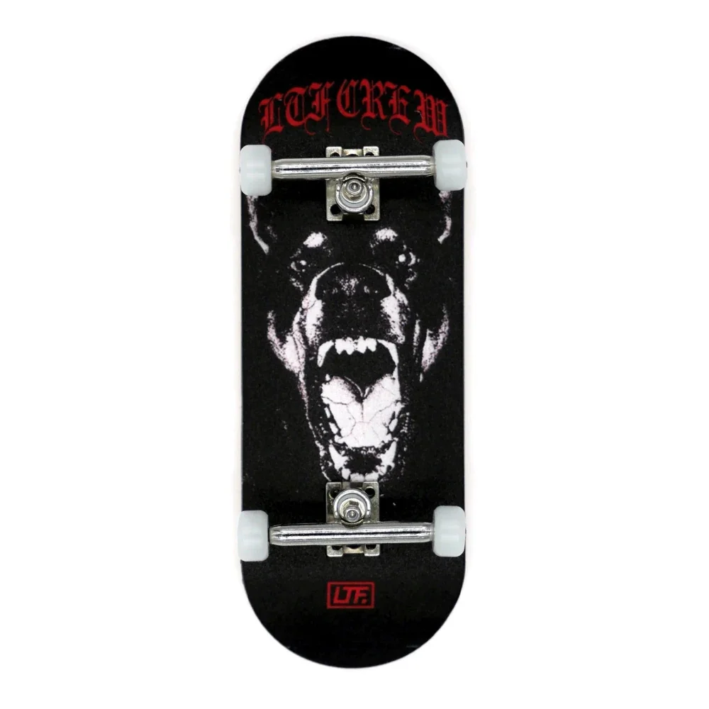 Slushcult Chrome Doberman Grom Complete Fingerboard 34mm