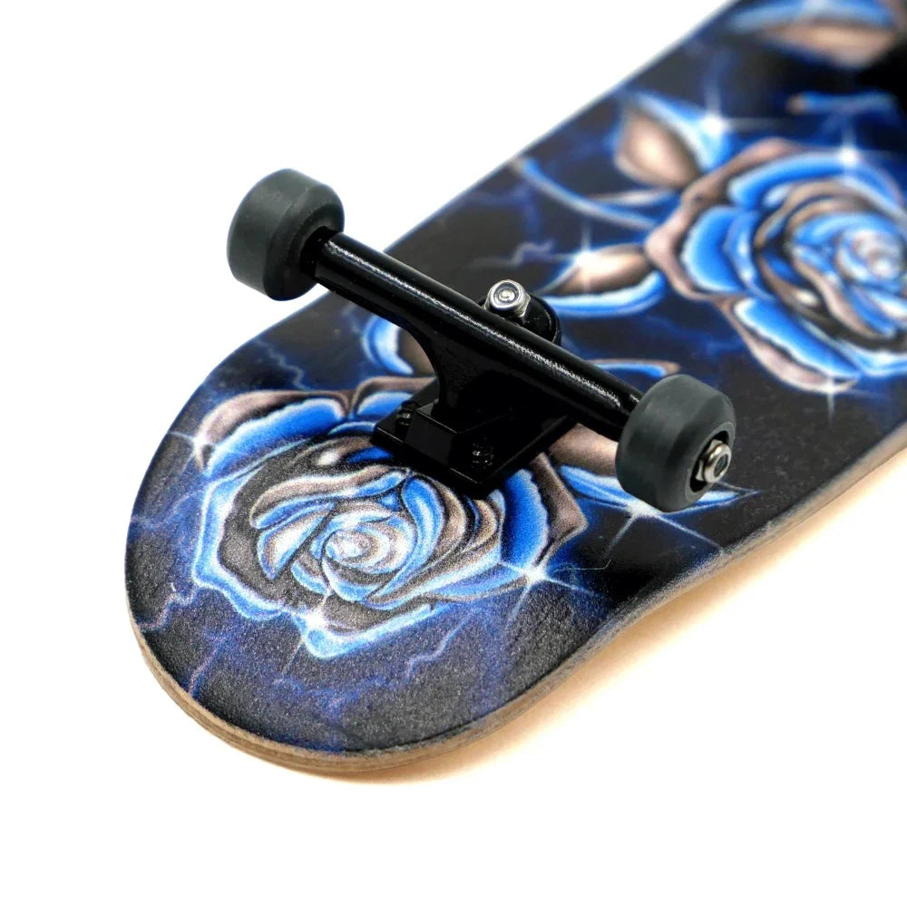 Slushcult Chrome Roses Grom Complete Fingerboard 34mm