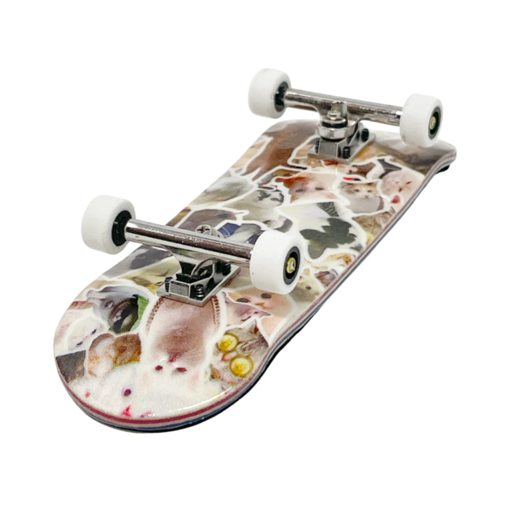 Victory Fingerboards Cats Sticker Bomb 34mm Pro Complete