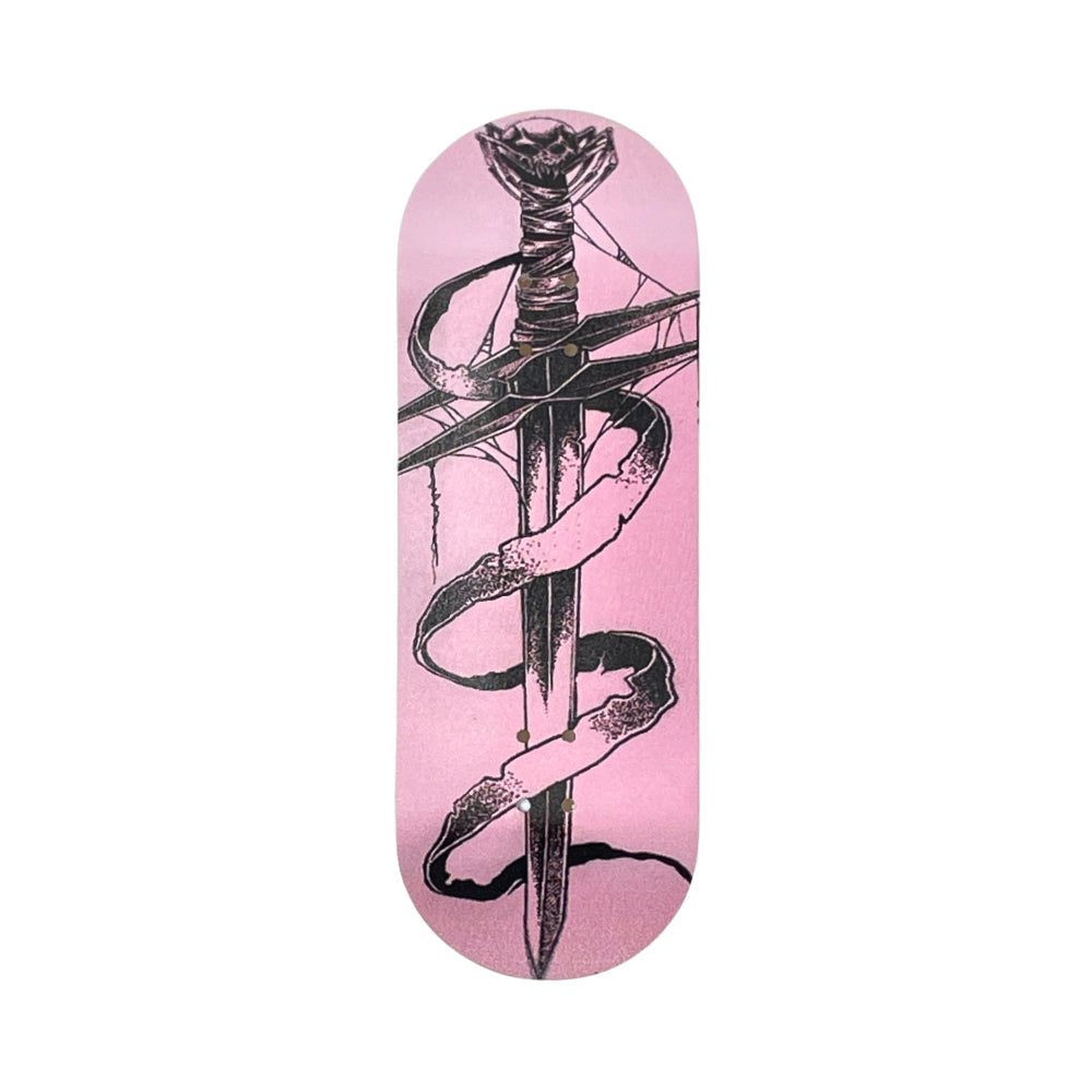 Victory X Deathwish Rosefyre 34mm Pro Fingerboard Deck