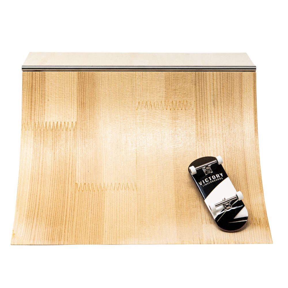 Victory Fingerboards MEGA Wooden Quarter Pipe Obstacle