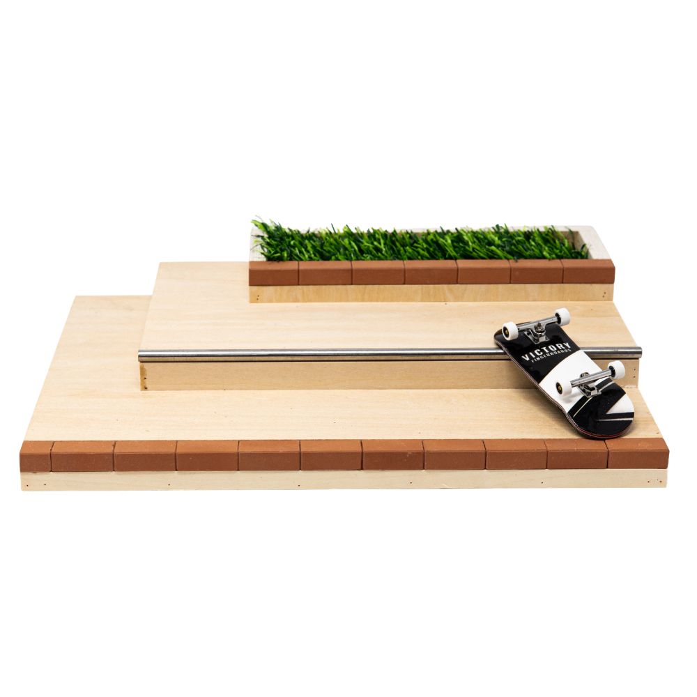 Victory Fingerboards Triple Ledge Wooden Obstacle